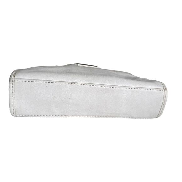 Rebecca Minkoff Laser-Cut White Cheetah Print Leather Beau Shoulder Bag - Picture 10 of 16